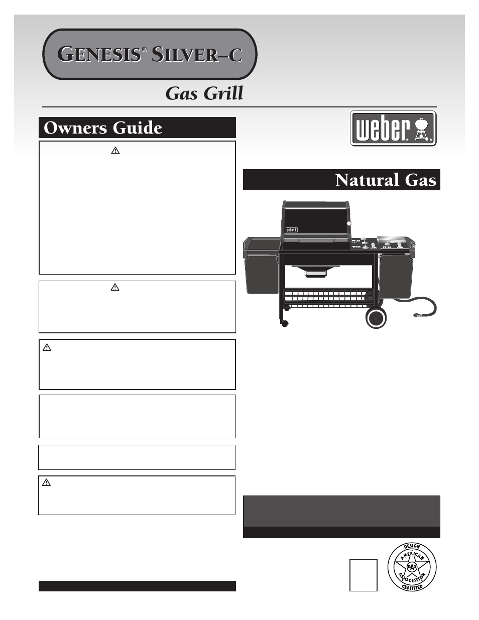 weber Genesis Silver-C User Manual | 36 pages