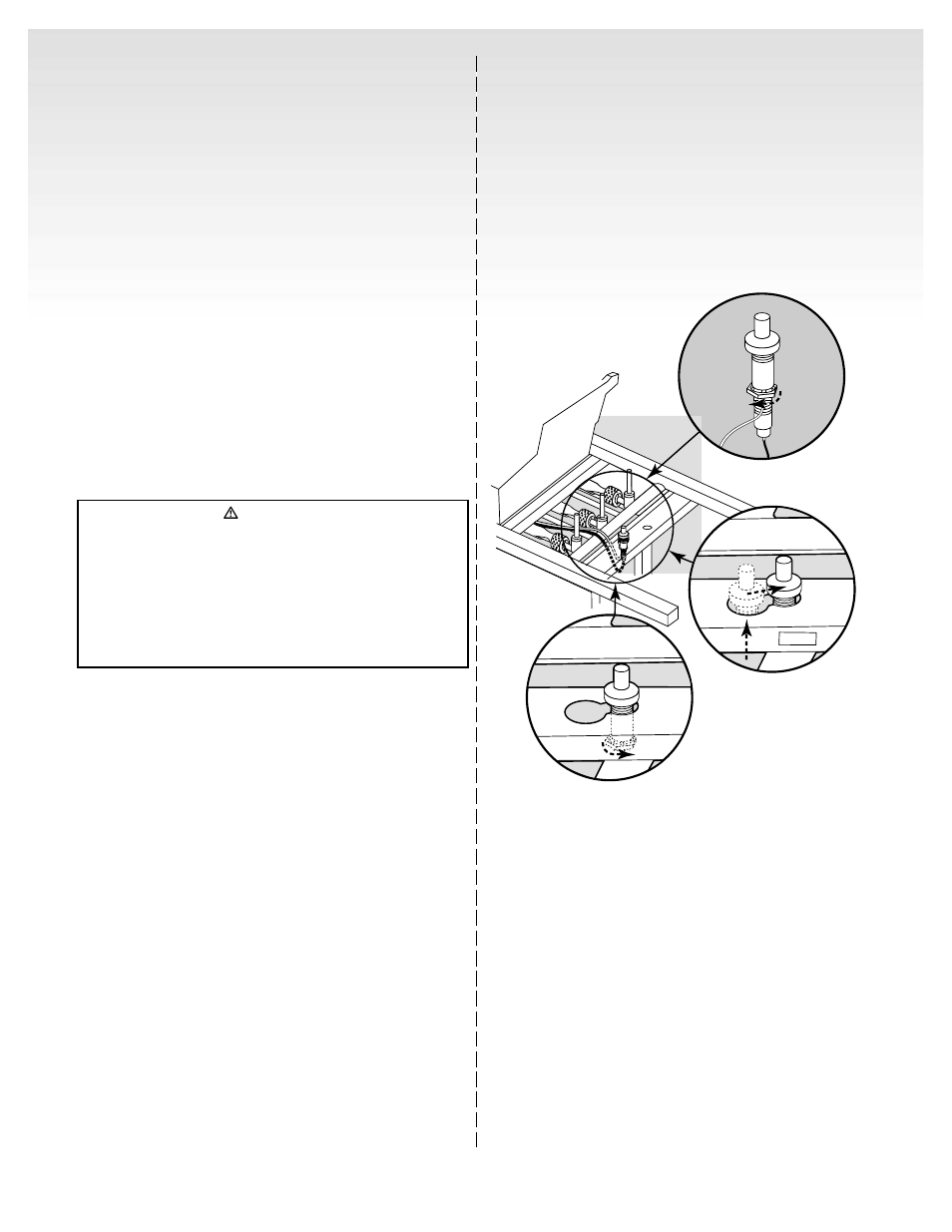 Gas line piping, Install igniter | weber Genesis Silver-C User Manual | Page 15 / 36