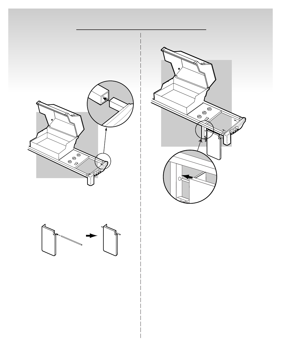 Installing features, Install the right end trim piece with tool holders | weber Genesis Silver-C User Manual | Page 19 / 36