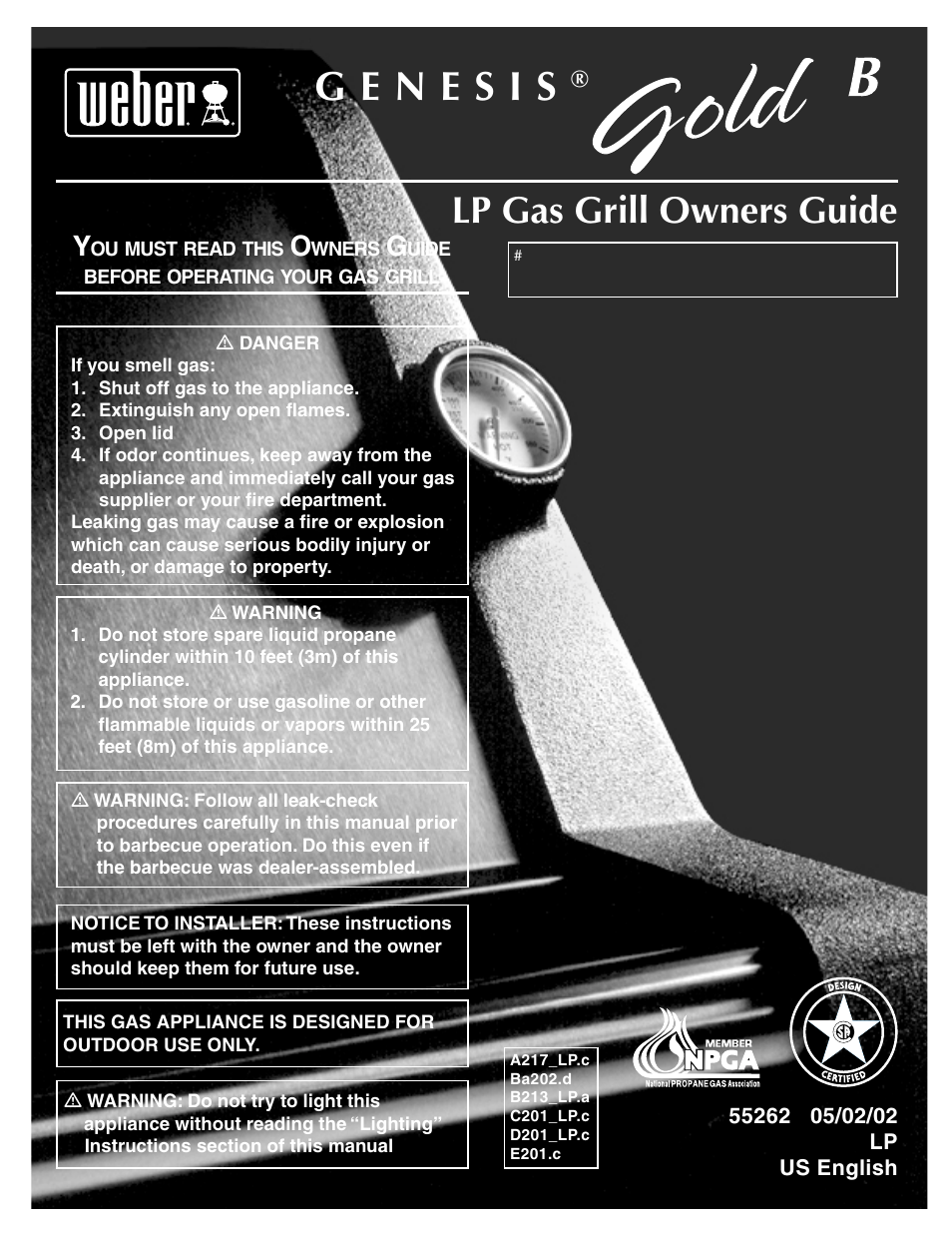 weber Gold B User Manual | 26 pages