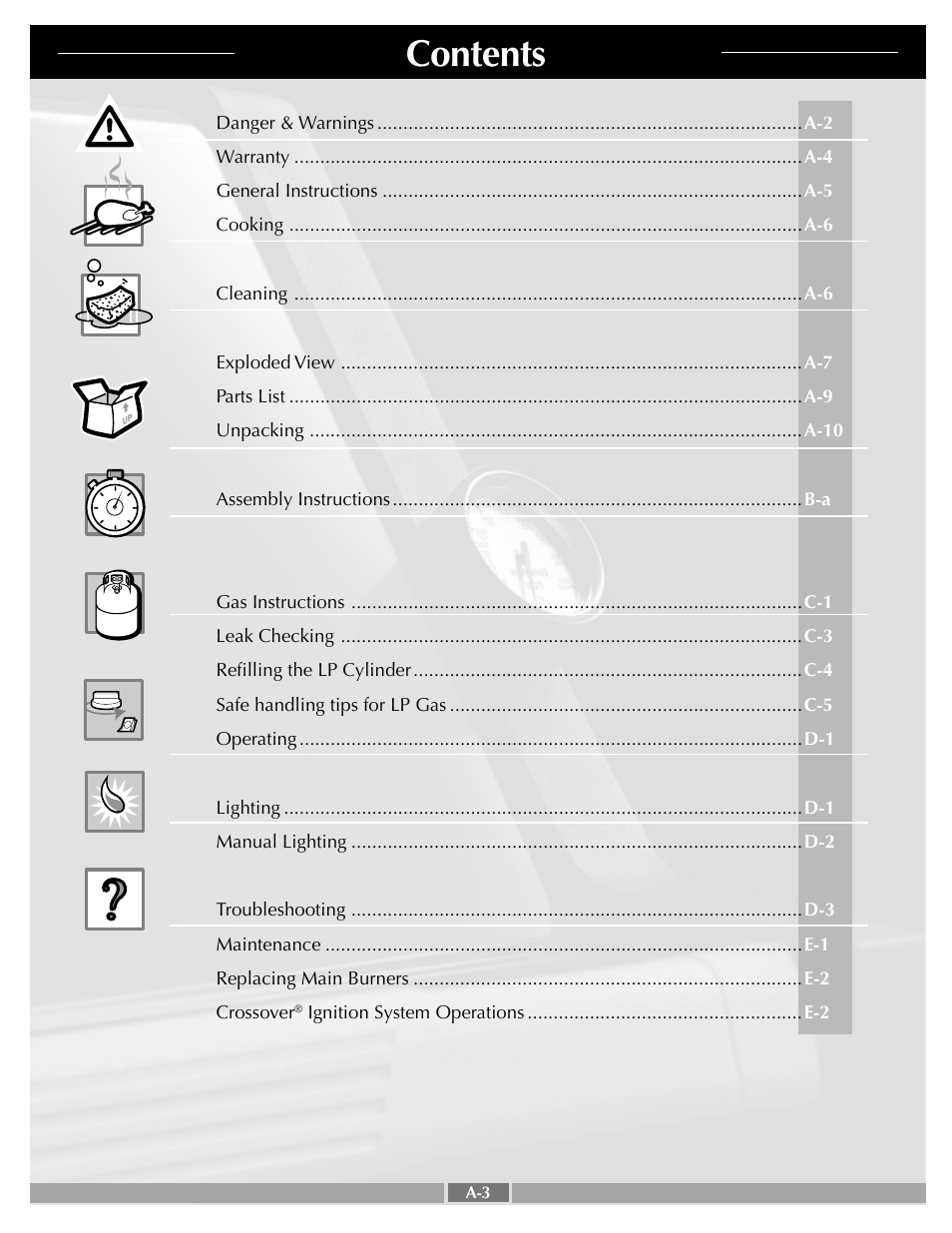 weber Gold B User Manual | Page 3 / 26