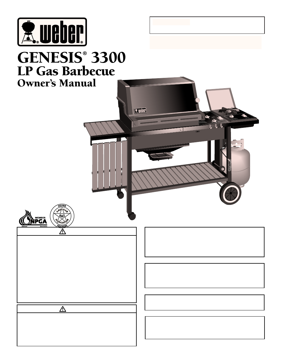 weber 3300 User Manual | 40 pages