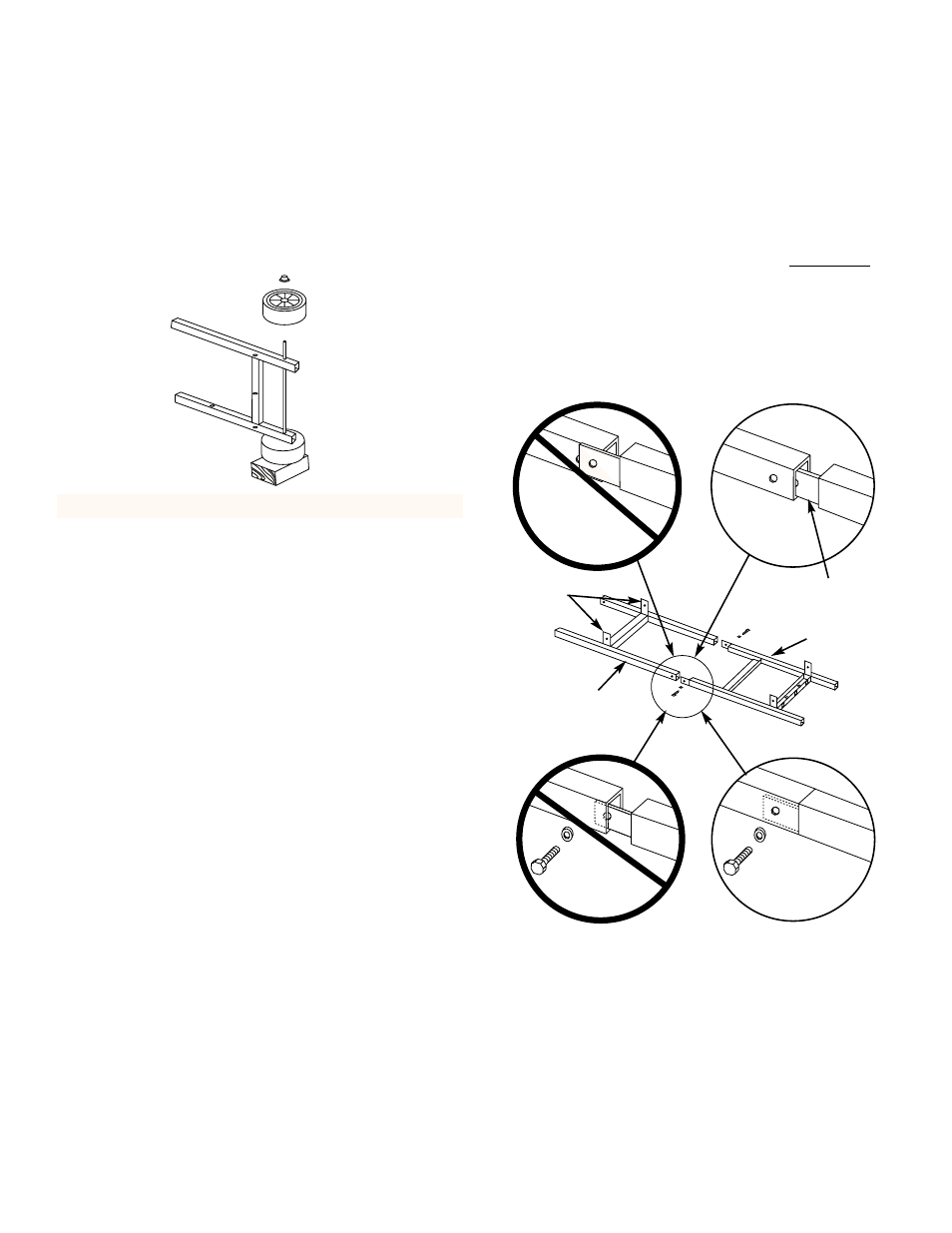 Assemble wheels, Assemble frame, Step 2 assemble wheels | Step 3 assemble frame | weber 3300 User Manual | Page 10 / 40