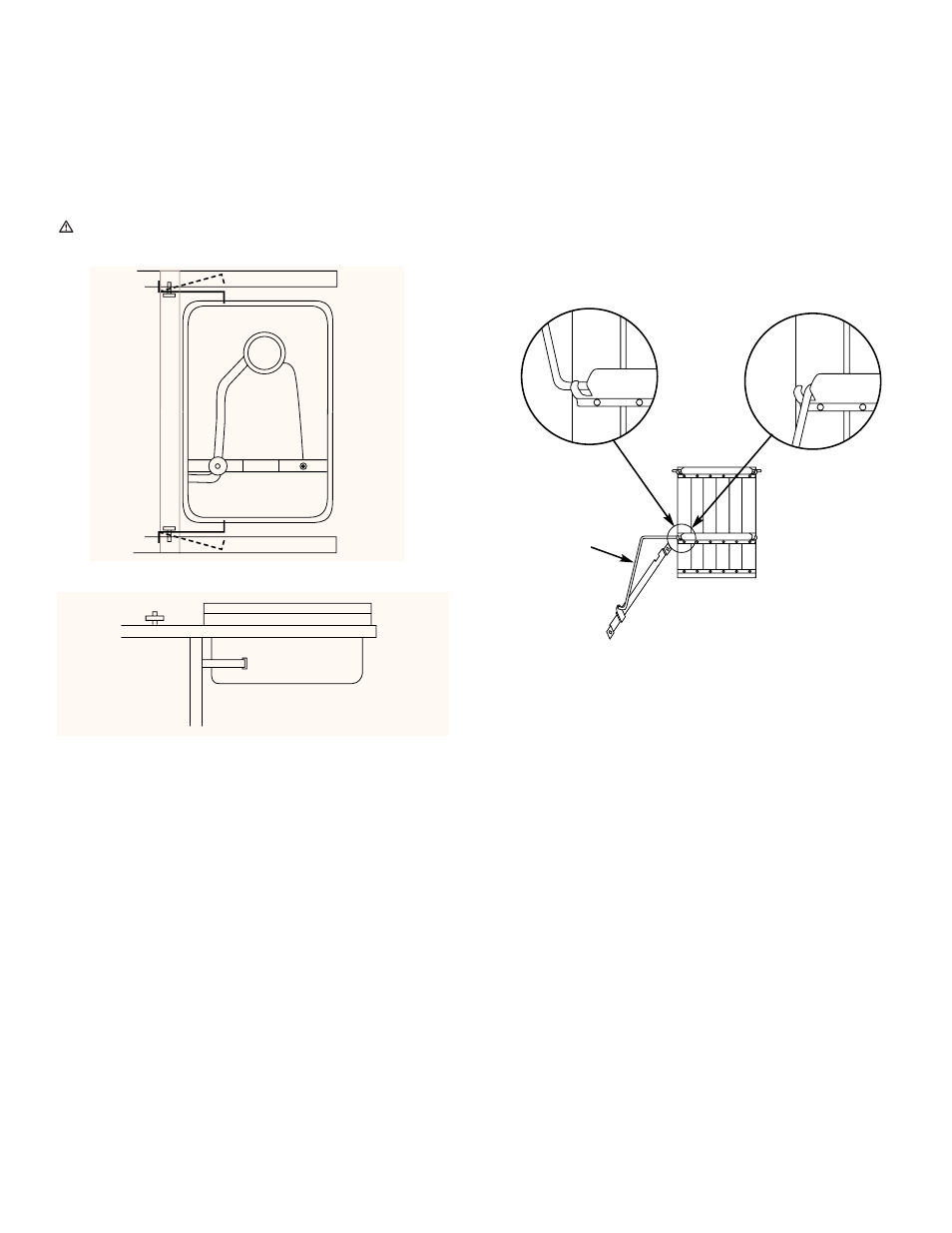 Secure side burner, Install swing table | weber 3300 User Manual | Page 21 / 40