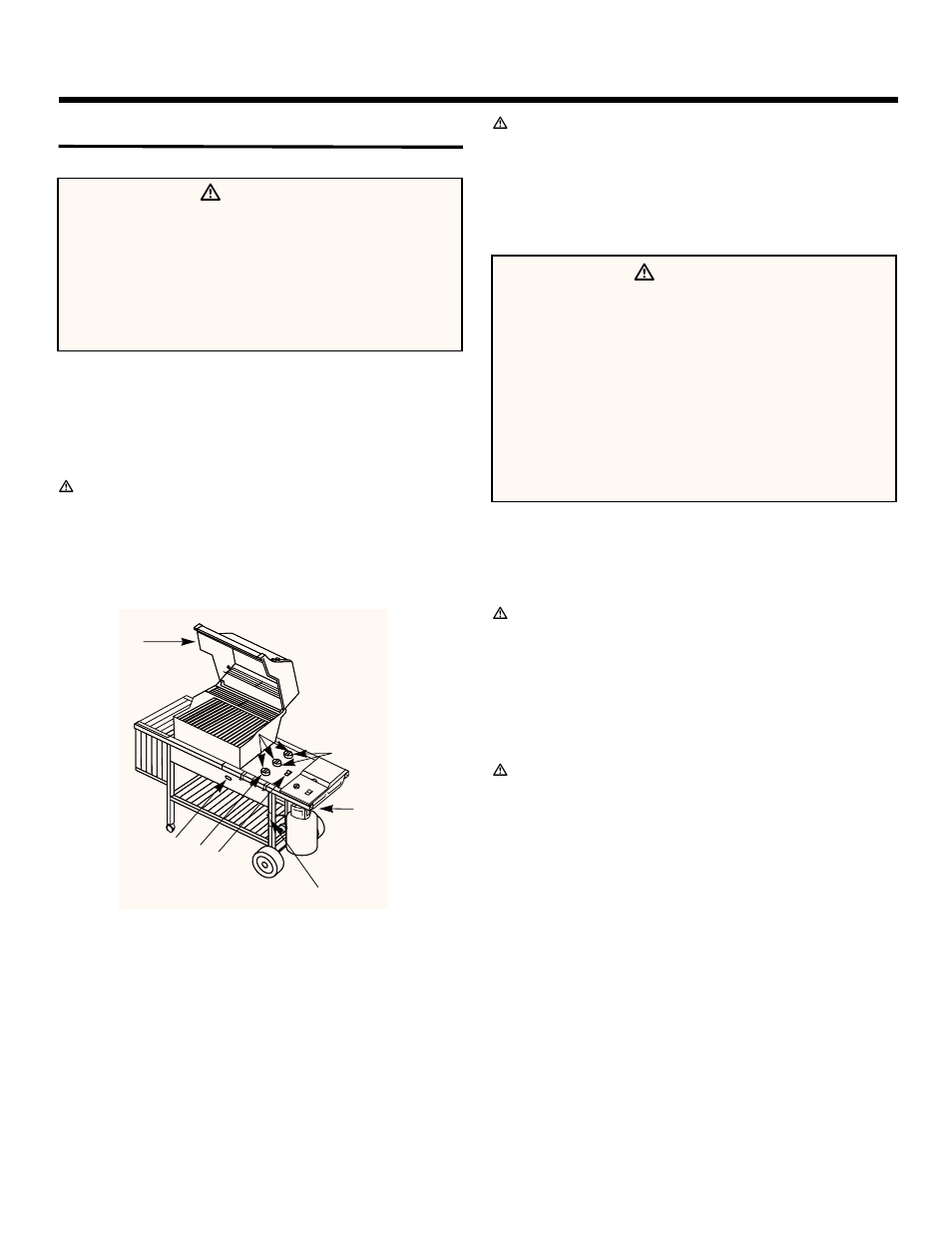 Operating instructions, Lighting, Crossover ignition system | To extinguish, Ƽdanger | weber 3300 User Manual | Page 24 / 40