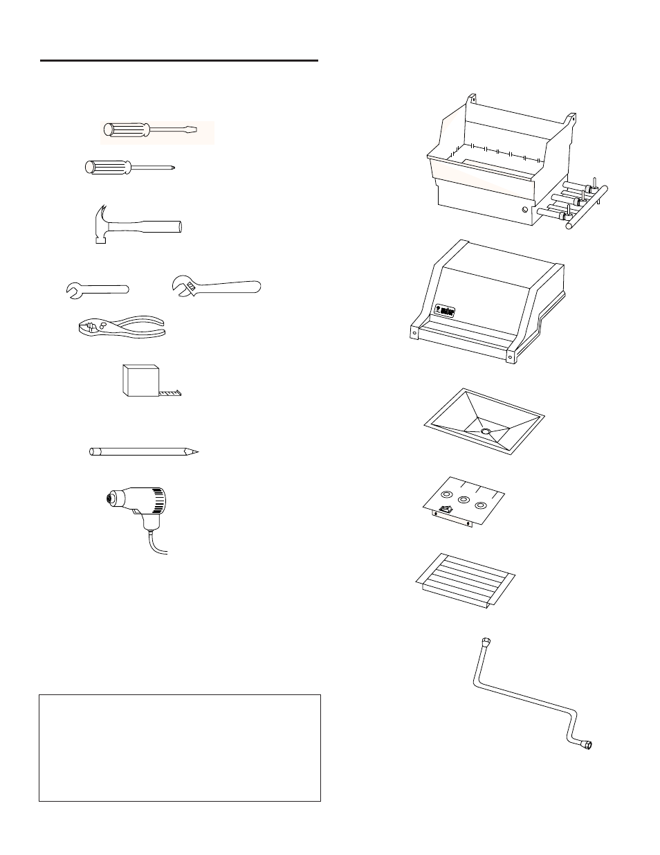 Assembly, Tools needed, Supplies needed | Check package contents | weber GENESIS 1500 LX User Manual | Page 10 / 36