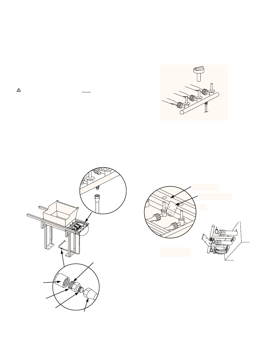 Check all valves are off, Install manifold bracket | weber GENESIS 1500 LX User Manual | Page 18 / 36