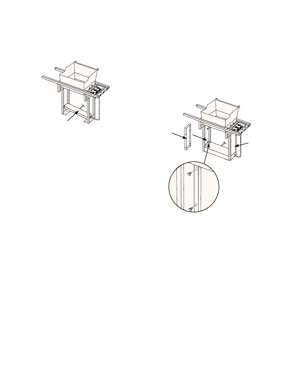 Add base panel, Install side panels | weber GENESIS 1500 LX User Manual | Page 21 / 36