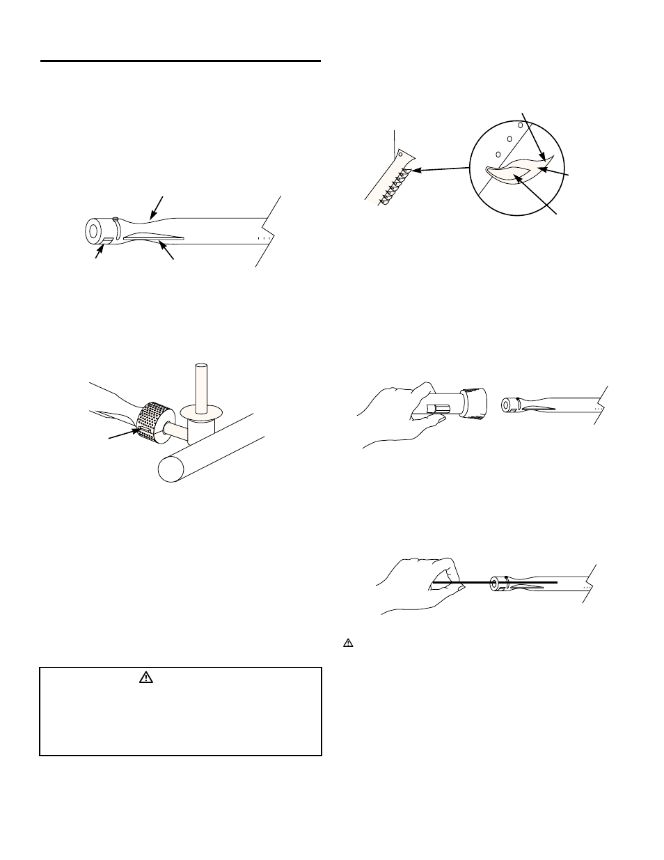 General maintenance, Weber spider stopper guards, Main burner flame pattern | Main burner cleaning procedure, Replacing main burners, Ƽdanger | weber GENESIS 1500 LX User Manual | Page 30 / 36