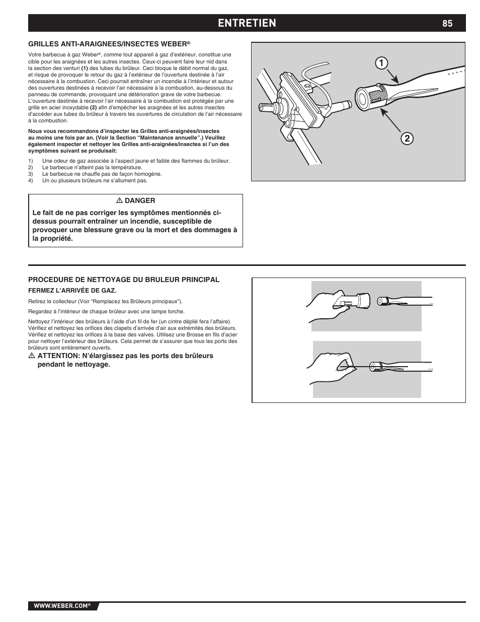 Entretien | weber SUMMIT S-670 User Manual | Page 85 / 92