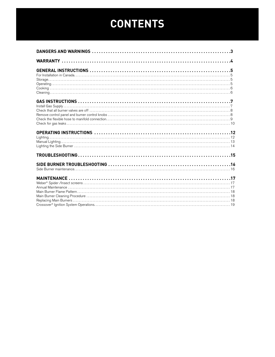 weber GENESIS 55827 User Manual | Page 2 / 20