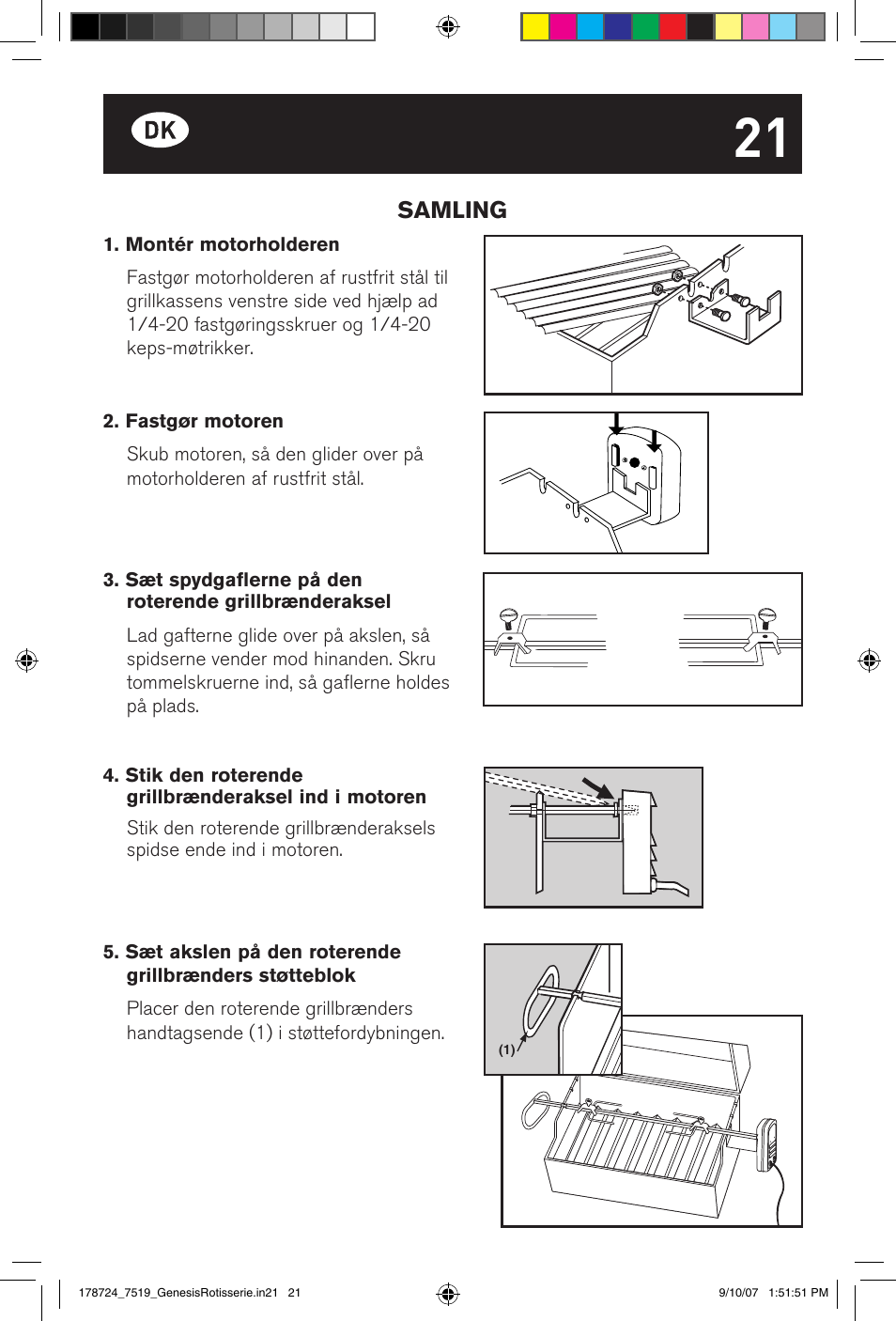 Samling | weber E/S Series User Manual | Page 21 / 40