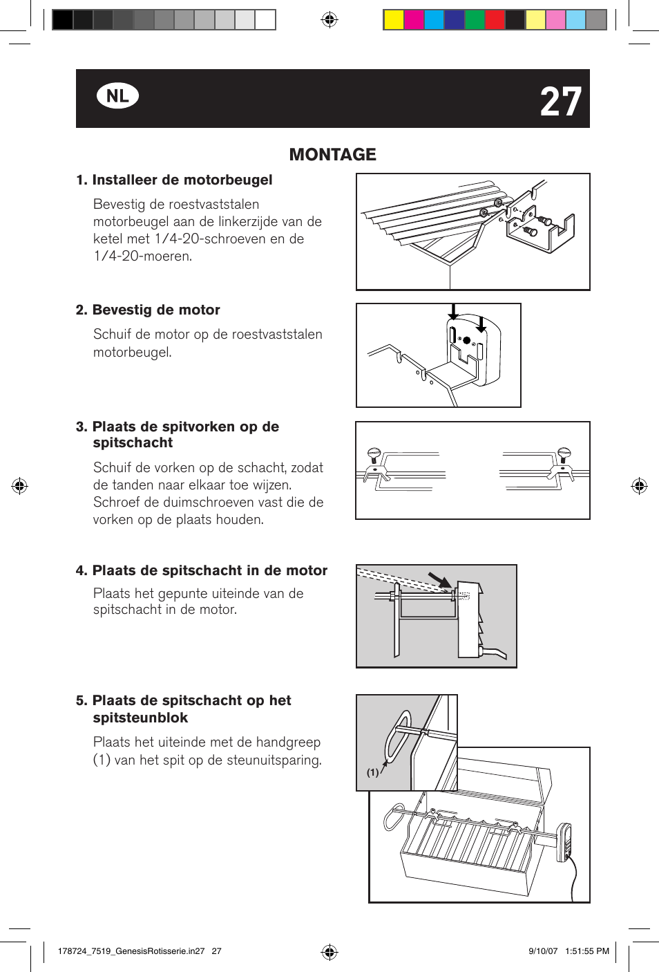 Montage | weber E/S Series User Manual | Page 27 / 40