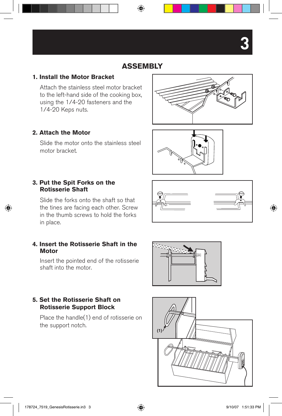 Assembly | weber E/S Series User Manual | Page 3 / 40
