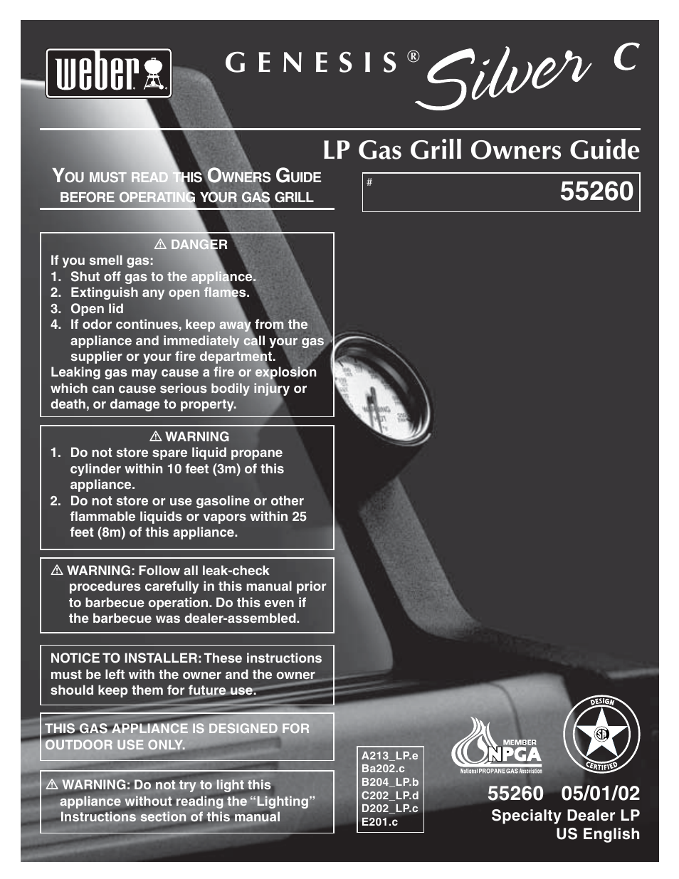 weber 55260 User Manual | 32 pages