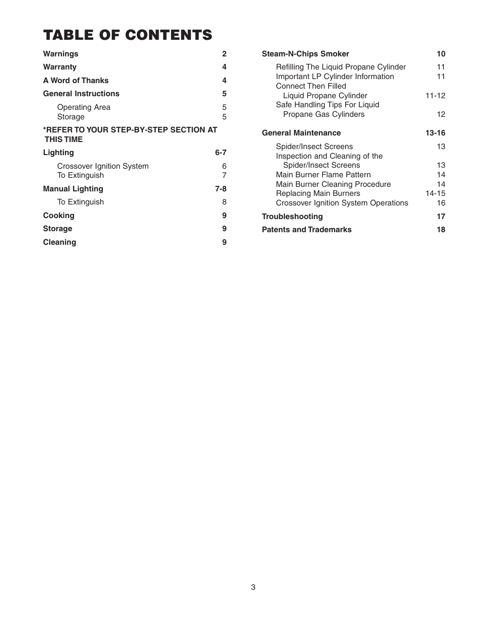 weber SUMMIT 450 User Manual | Page 3 / 18