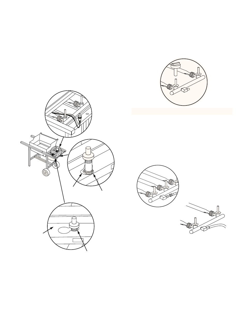 Install igniter, Check that all burner valves are off, Connect flexible hose to manifold | weber 530 User Manual | Page 14 / 32