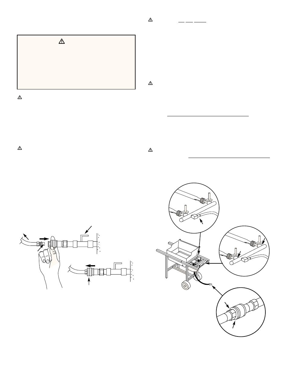 Check for gas leaks, Ƽdanger | weber 530 User Manual | Page 15 / 32