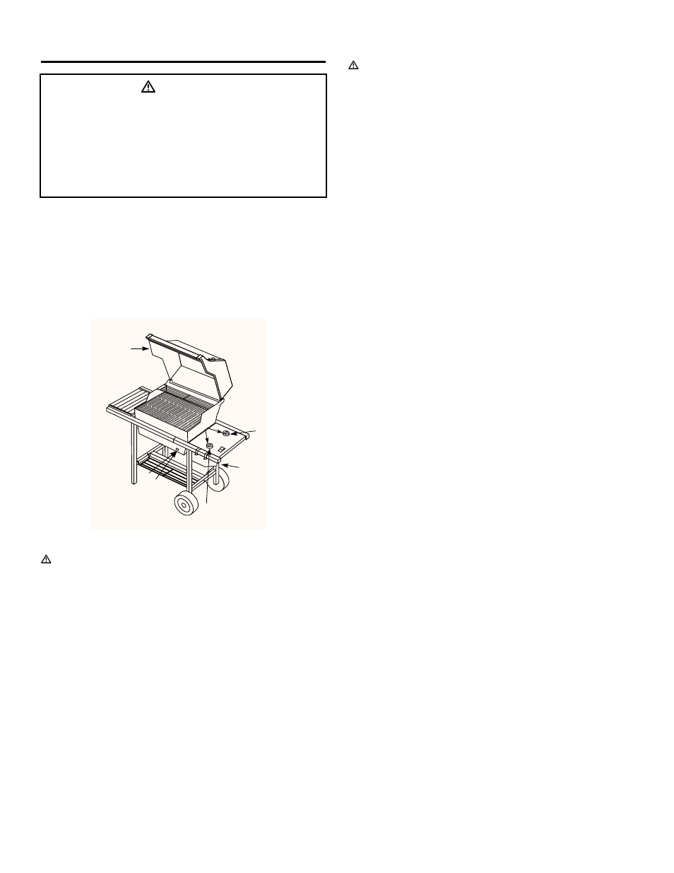 Manual lighting, To extinguish, Ƽdanger | weber 530 User Manual | Page 20 / 32