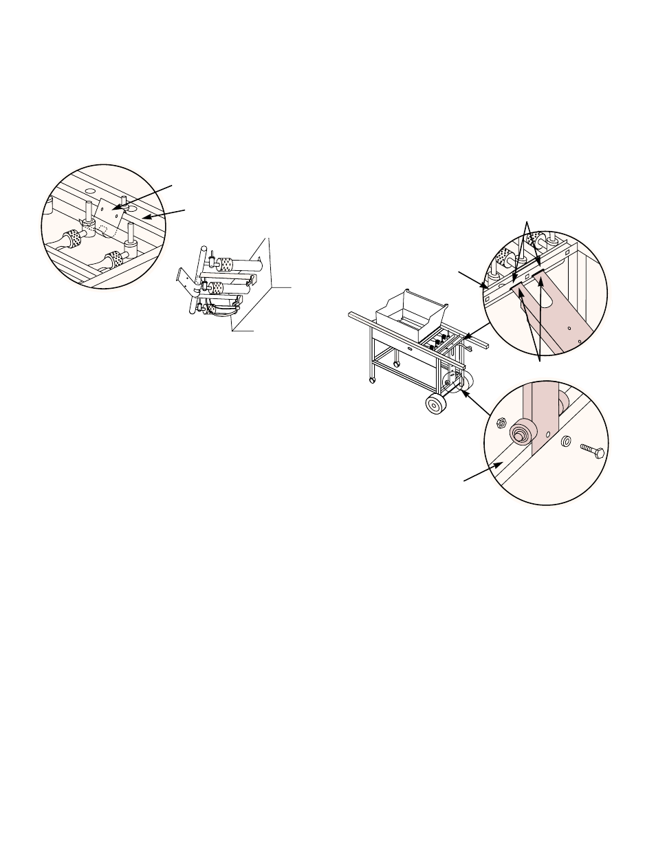 Install manifold bracket, Install tank panel assembly | weber Genesis 2000 Series User Manual | Page 13 / 36