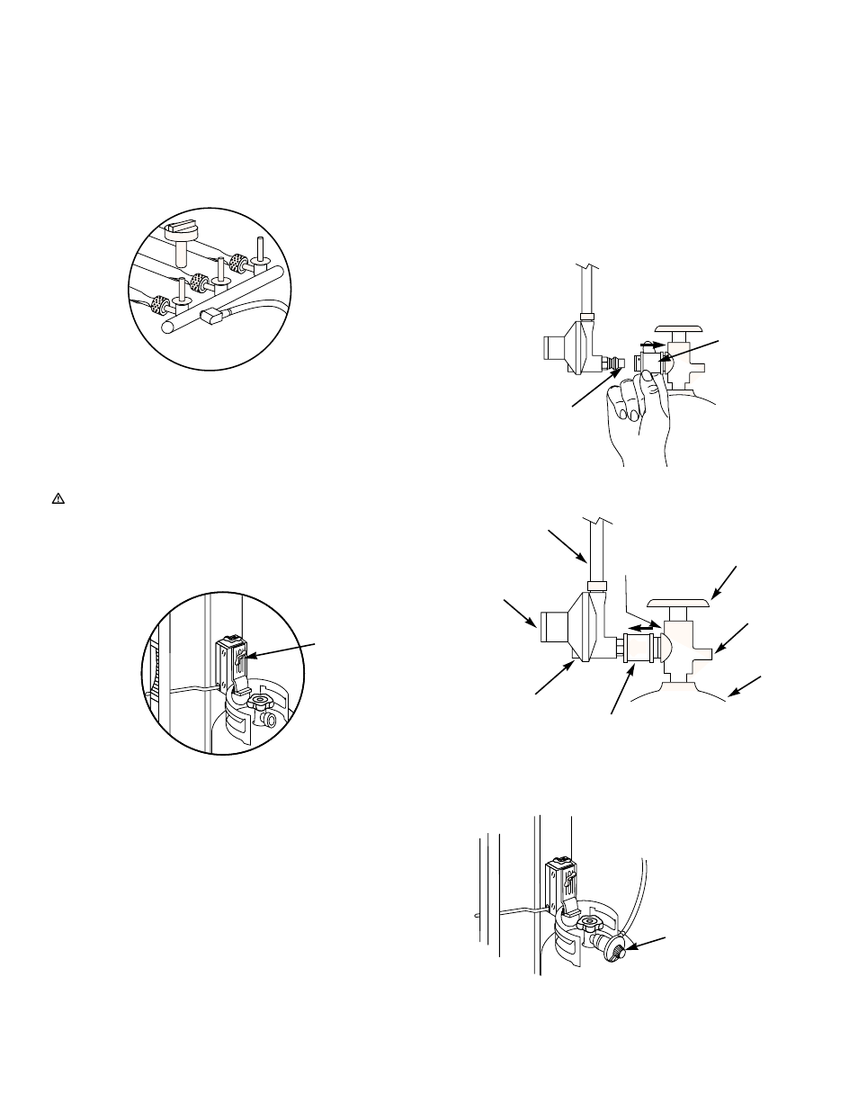 Check that the burner valves are off, Connect lp tank, Step 15 connect lp tank | Step 14 check that the burner valves are off | weber Genesis 2000 Series User Manual | Page 16 / 36