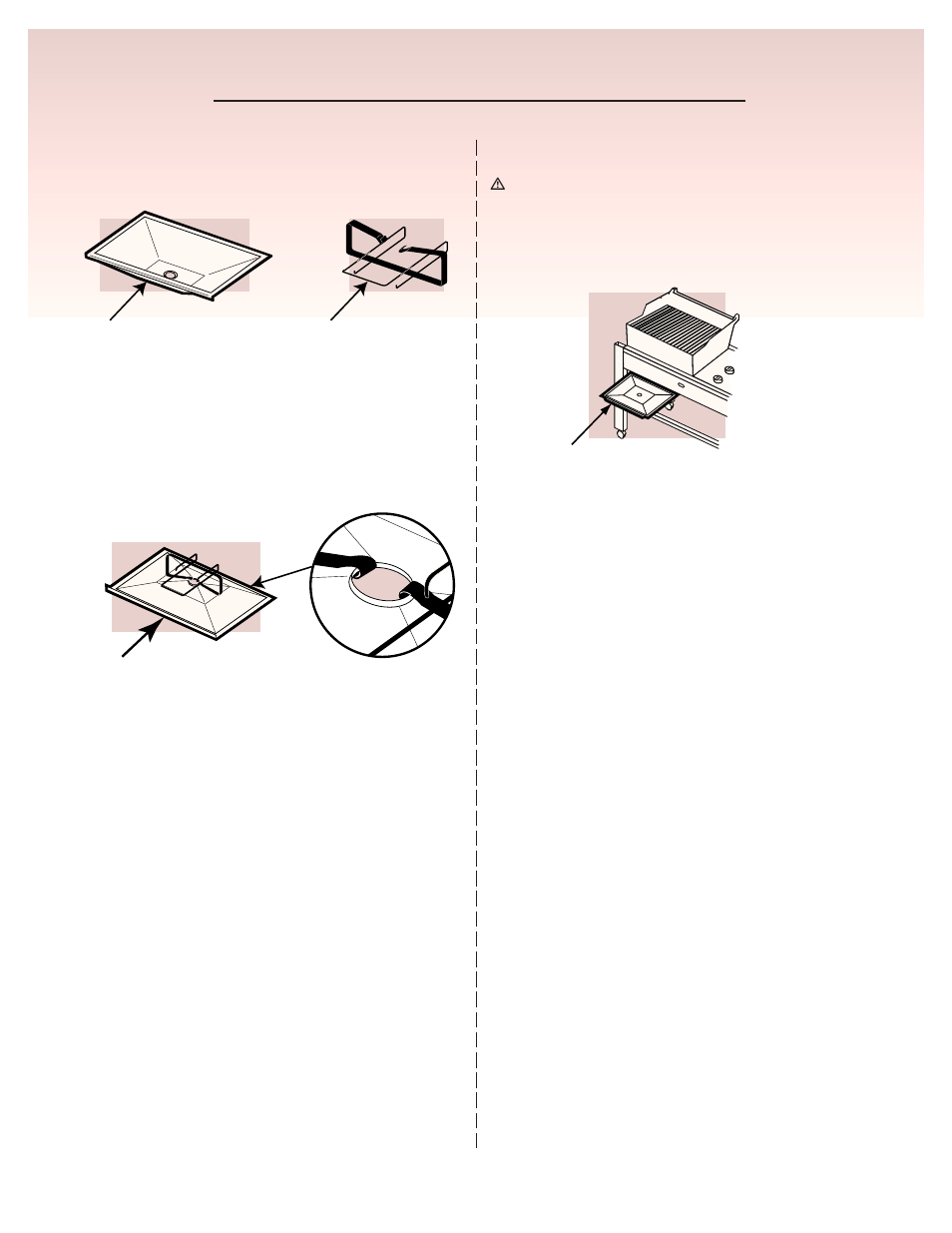 Assembly instructions, Install the slide out bottom tray | weber Platinum B User Manual | Page 11 / 24