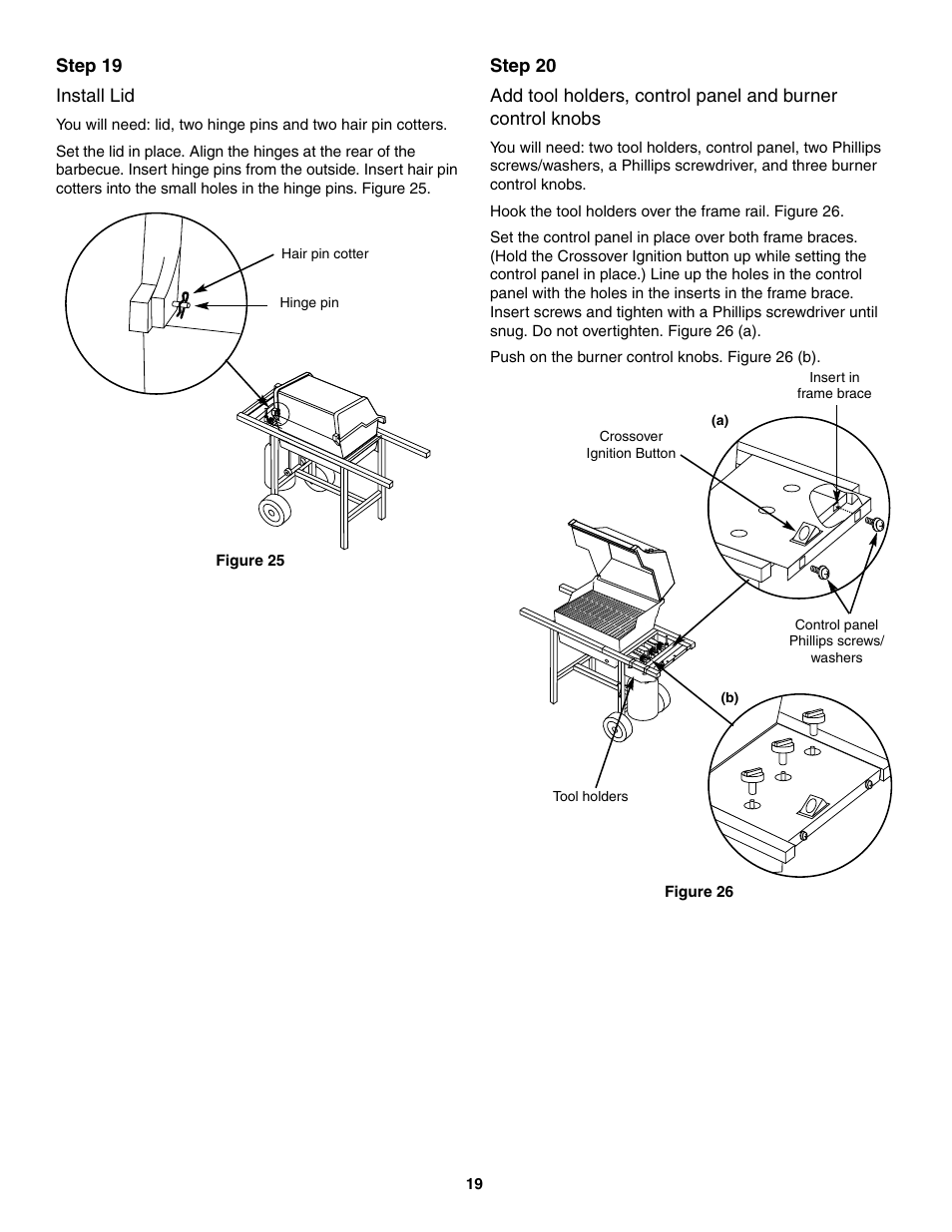 Install lid | weber 730 Series User Manual | Page 19 / 36