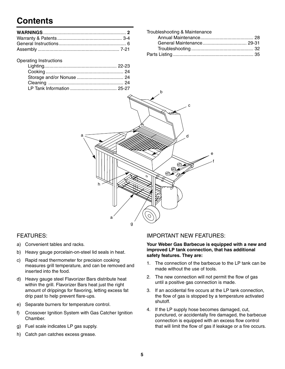 weber 730 Series User Manual | Page 5 / 36