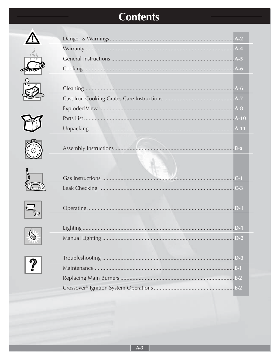 weber Genesis Silver A 55275 User Manual | Page 3 / 26