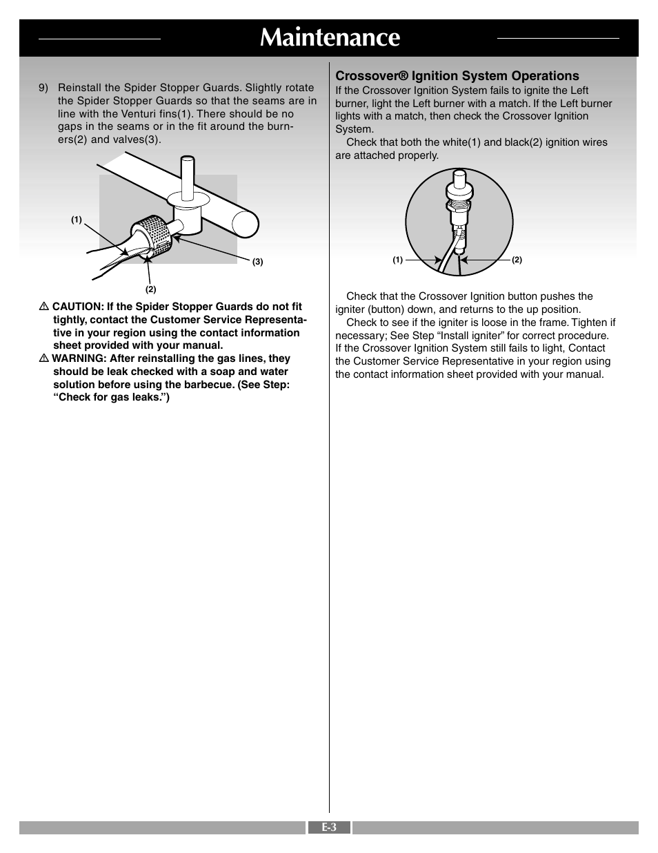 Maintenance | weber Platinum C User Manual | Page 27 / 27