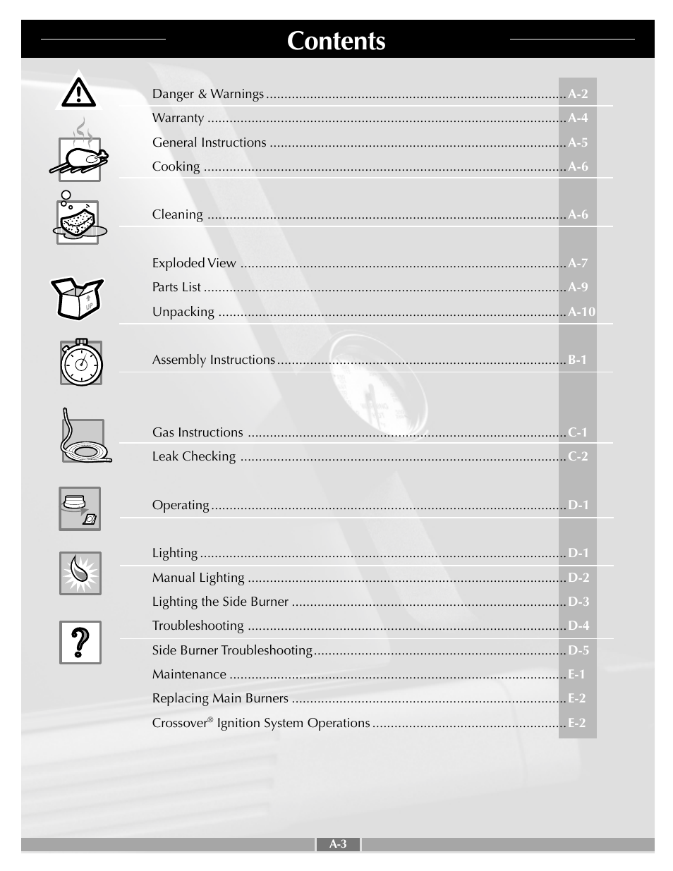 weber Platinum C User Manual | Page 3 / 27