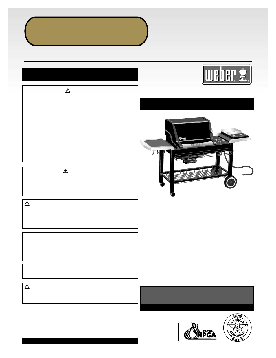 weber 55062 User Manual | 26 pages
