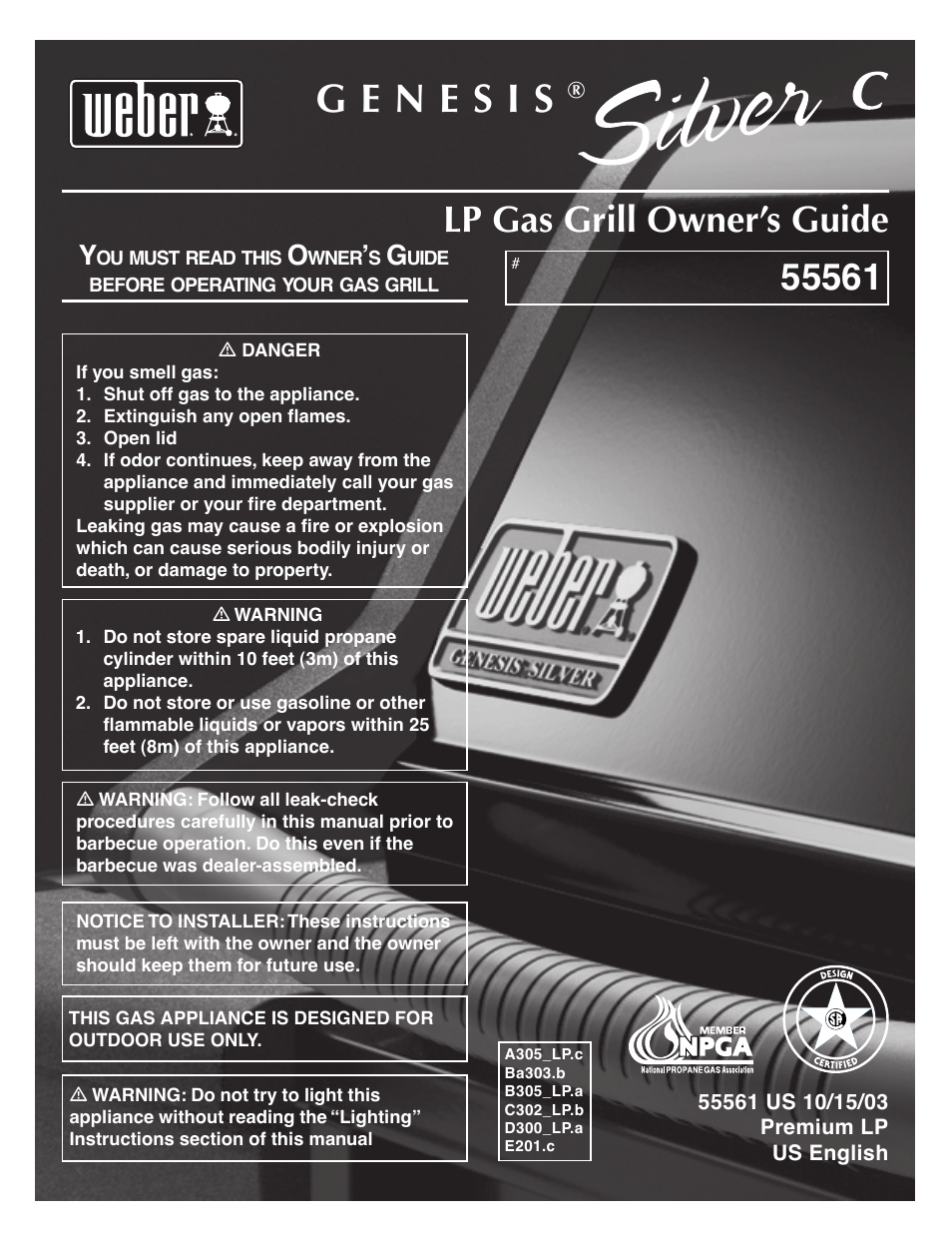 weber Genesis Silver-C User Manual | 31 pages