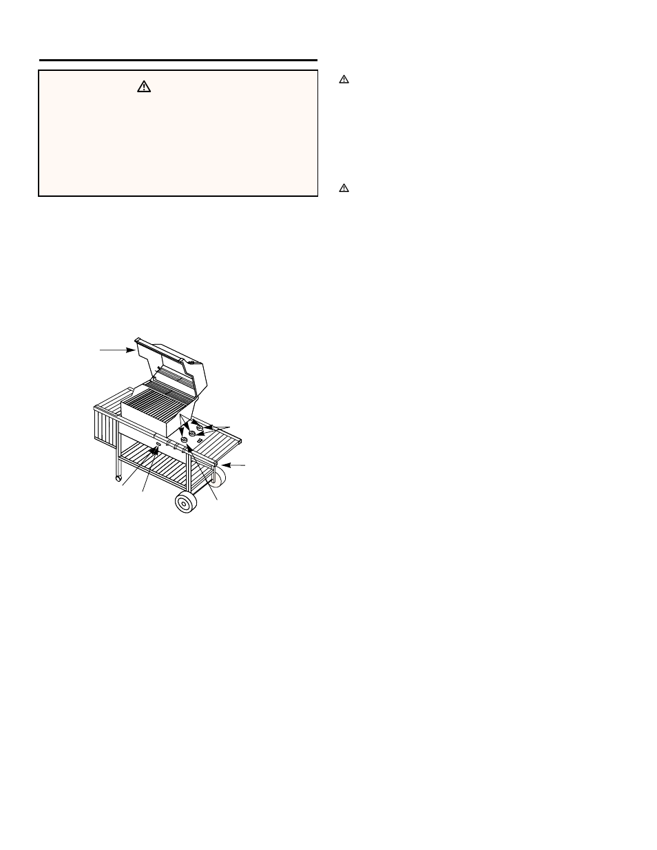 Manual lighting, To extinguish, Ƽdanger | weber 2000 LX Series User Manual | Page 22 / 32