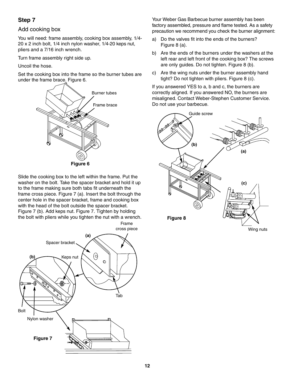 Add cooking box | weber 2300 User Manual | Page 12 / 36