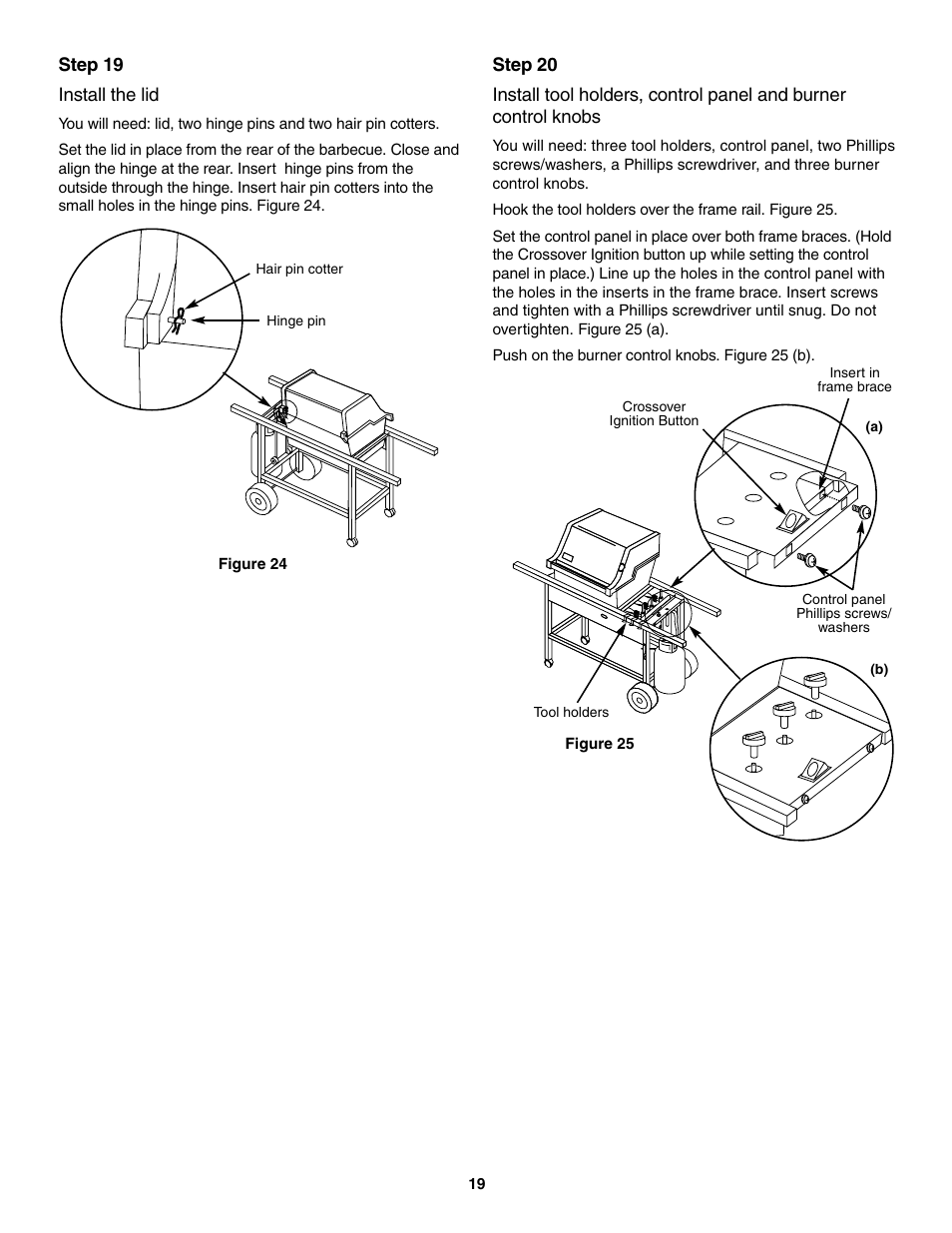 Install the lid | weber 2300 User Manual | Page 19 / 36