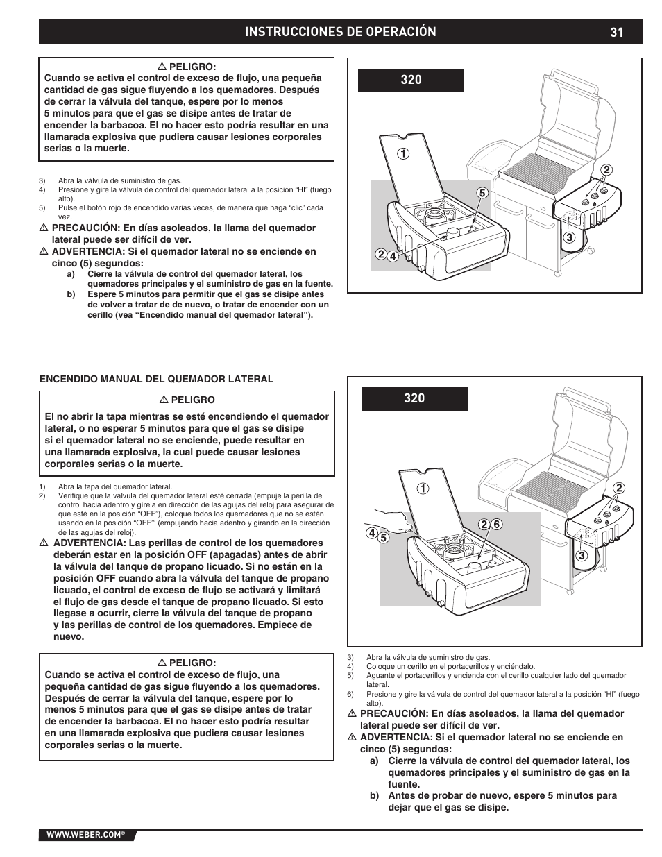 weber EP -310/320 User Manual | Page 31 / 56