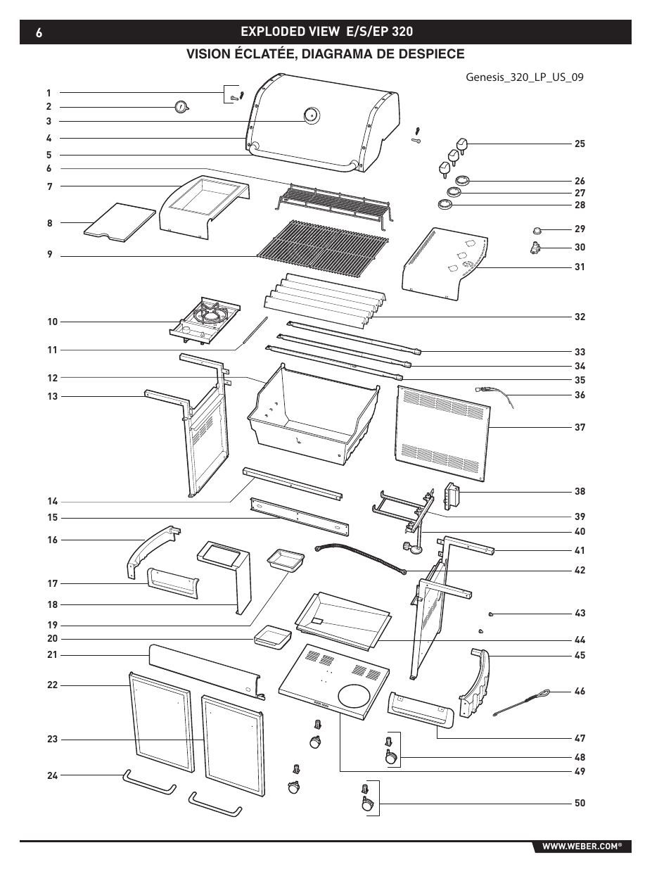 weber EP -310/320 User Manual | Page 6 / 56