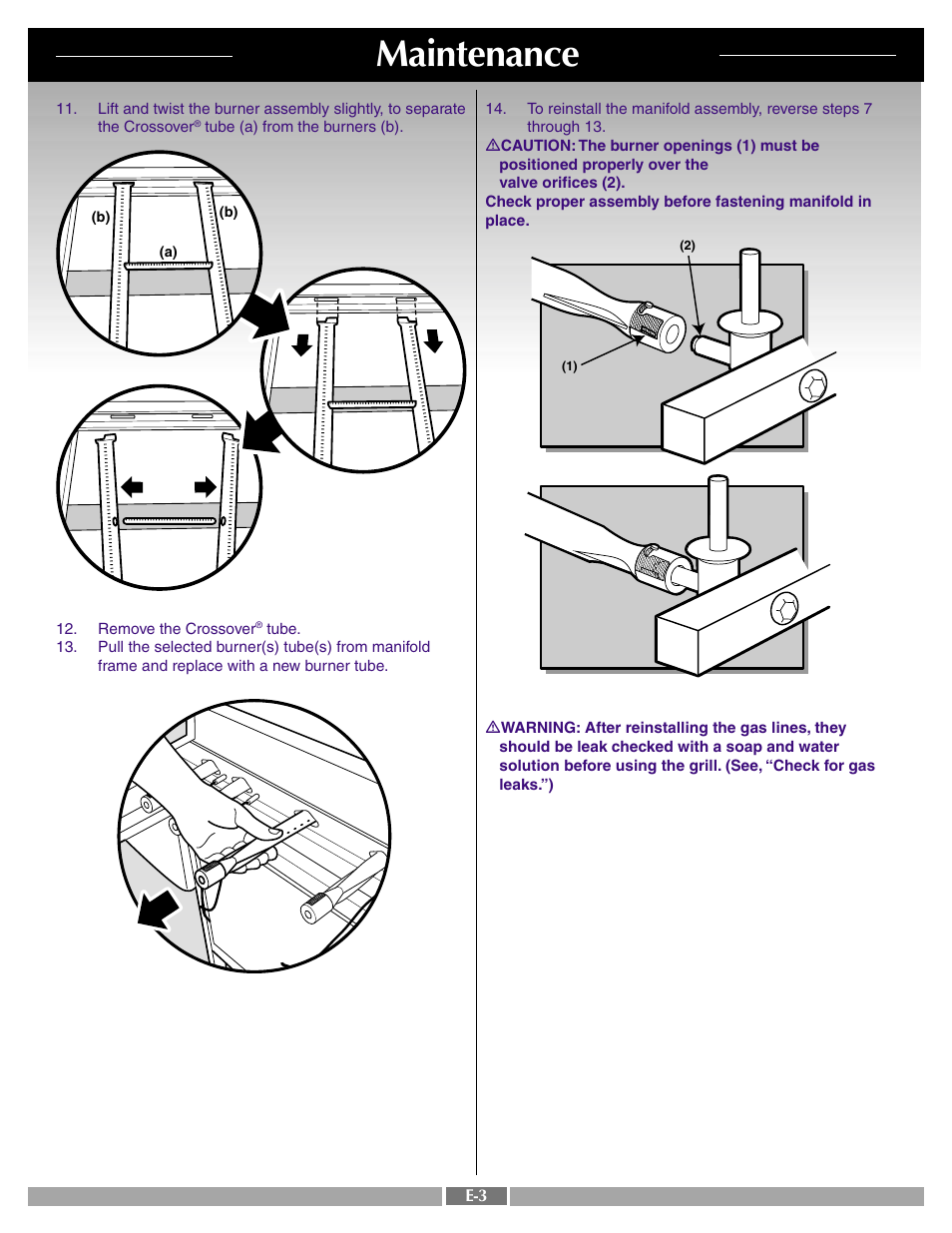 Maintenance | weber 42092 User Manual | Page 46 / 47