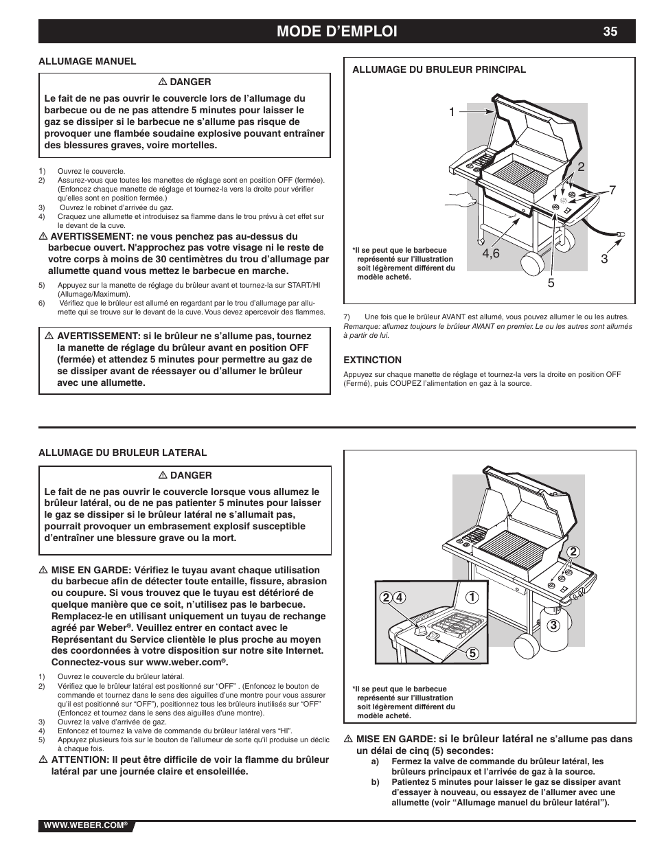 Mode d’emploi | weber 89839 User Manual | Page 35 / 44