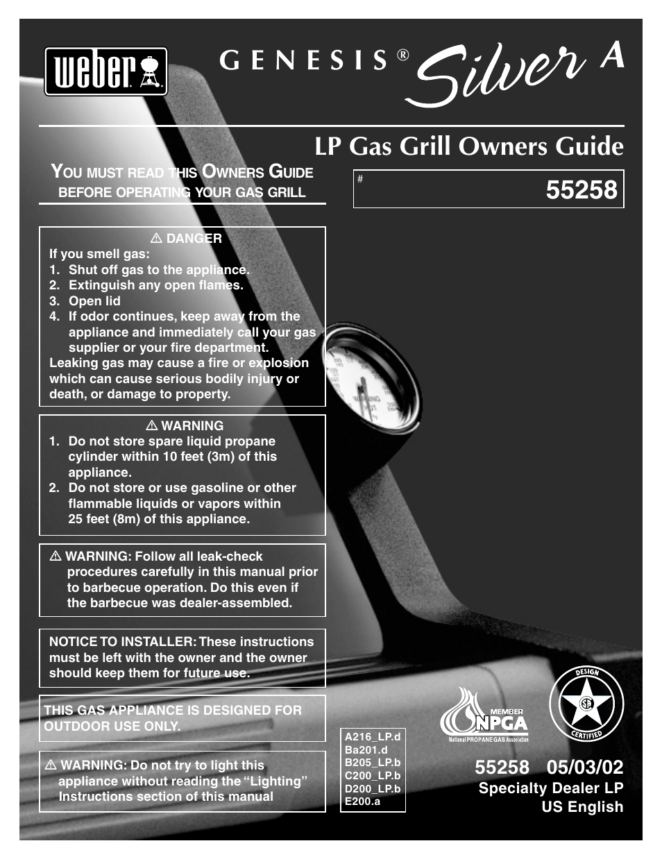 weber 55258 User Manual | 29 pages
