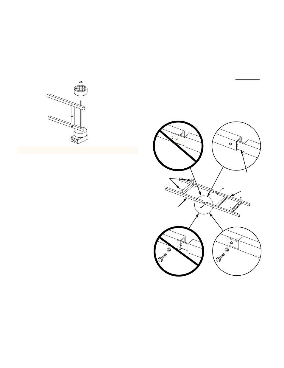 Assemble wheels, Assemble frame, Step 2 assemble wheels | Step 3 assemble frame | weber GENESIS 3300 User Manual | Page 10 / 36