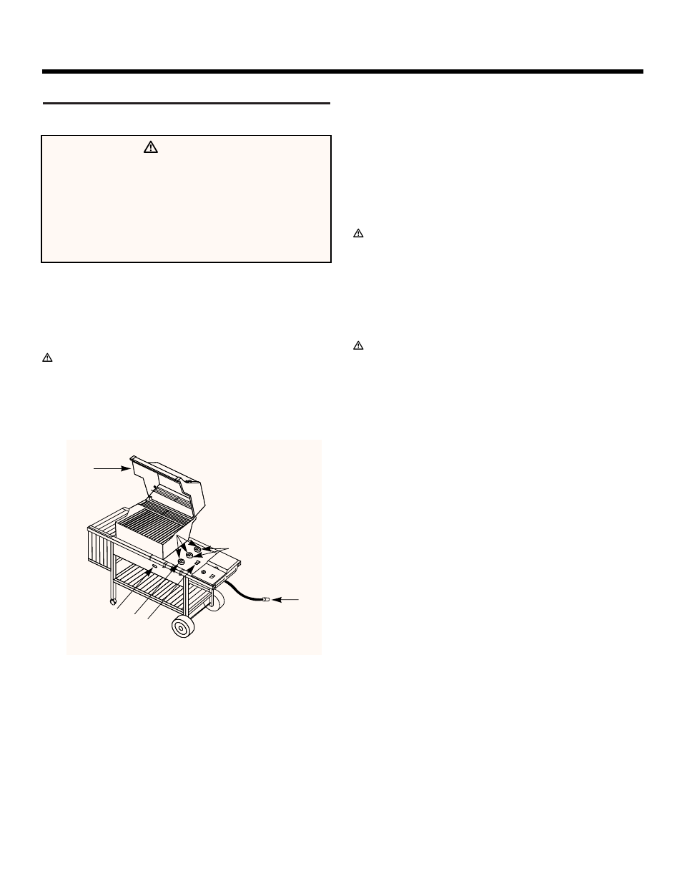 Operating instructions, Lighting, Crossover ignition system | To extinguish, Ƽdanger | weber GENESIS 3300 User Manual | Page 23 / 36