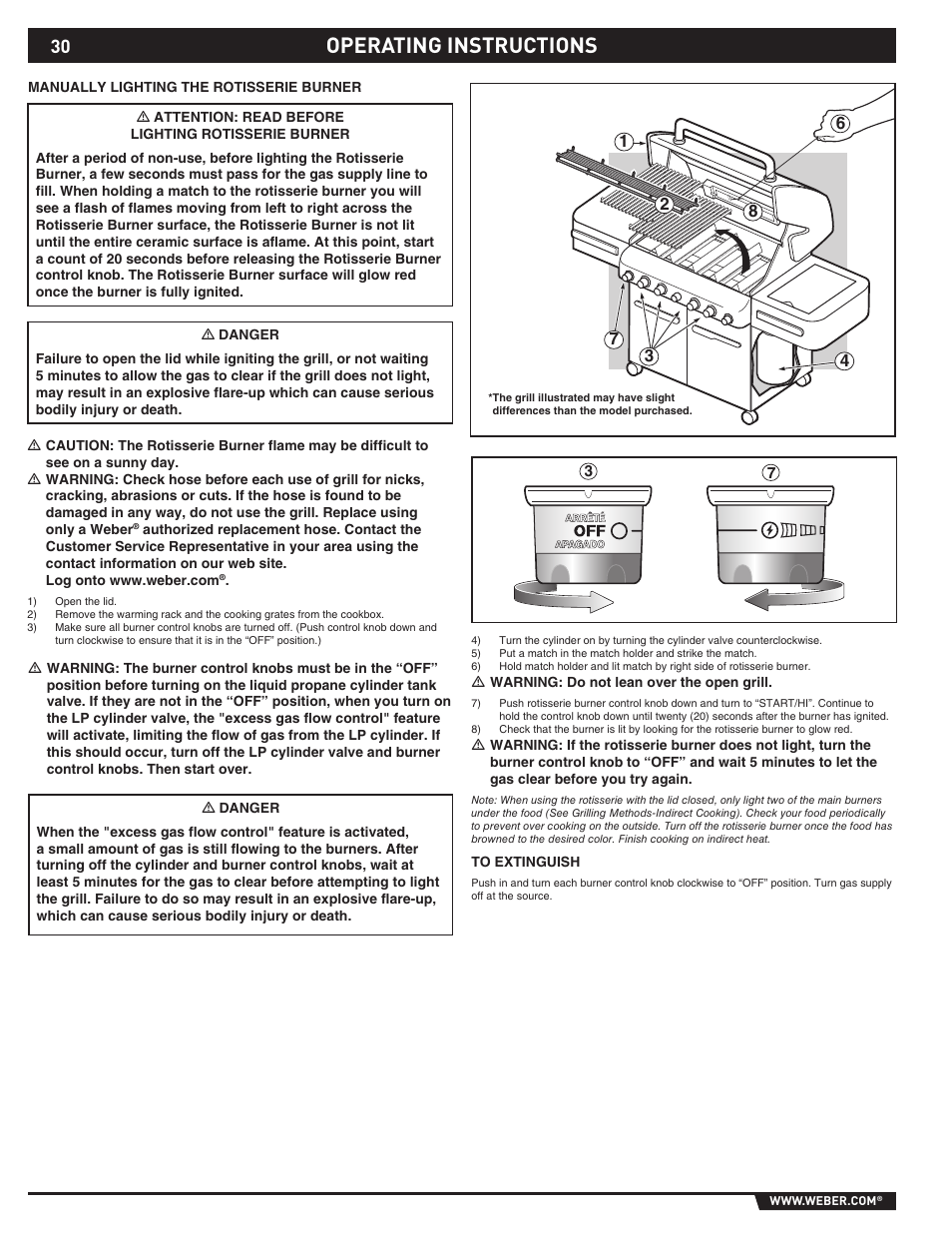 Operating instructions | weber 89369 User Manual | Page 30 / 92