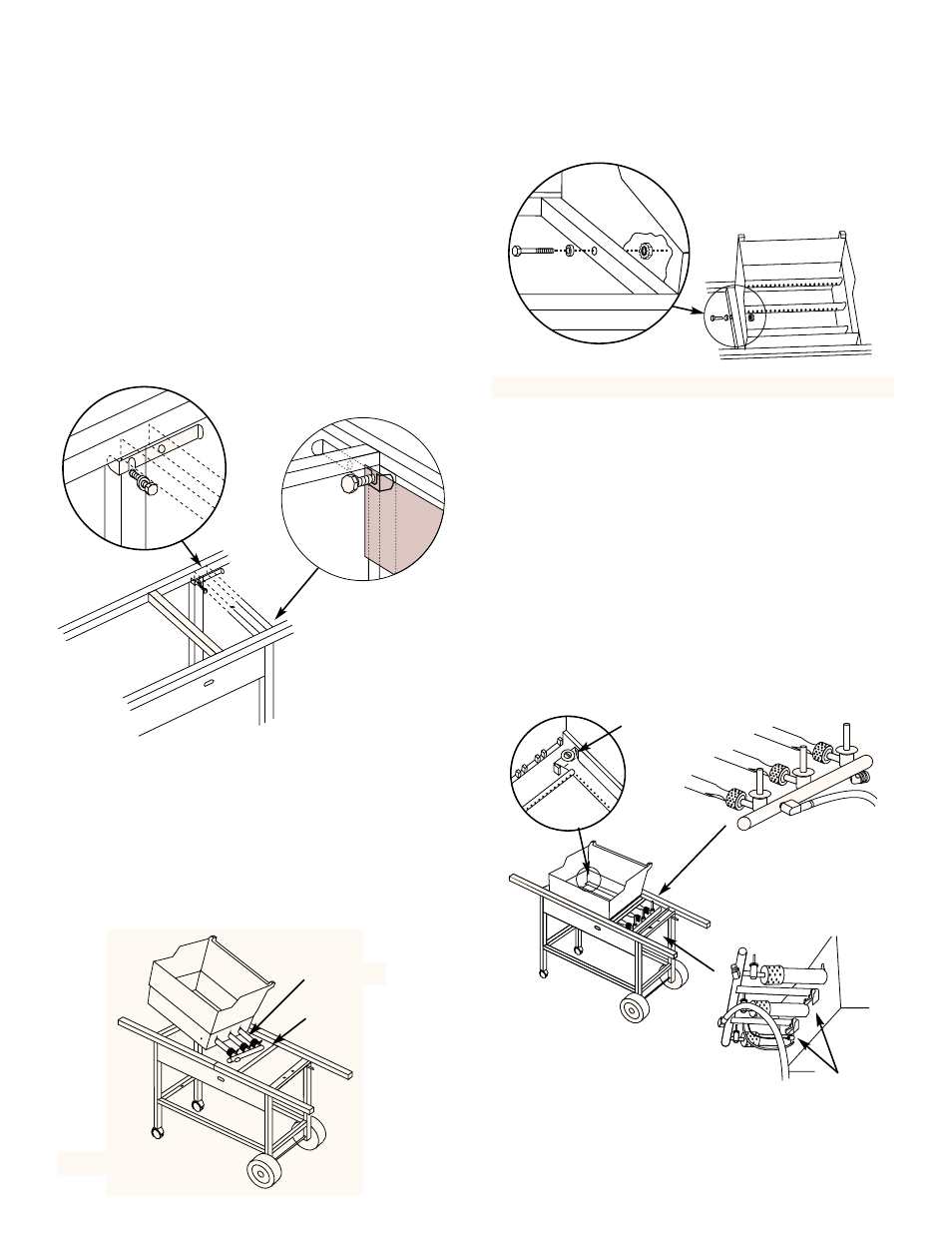 Install side burner locks, Add cooking box | weber 3100 User Manual | Page 12 / 36