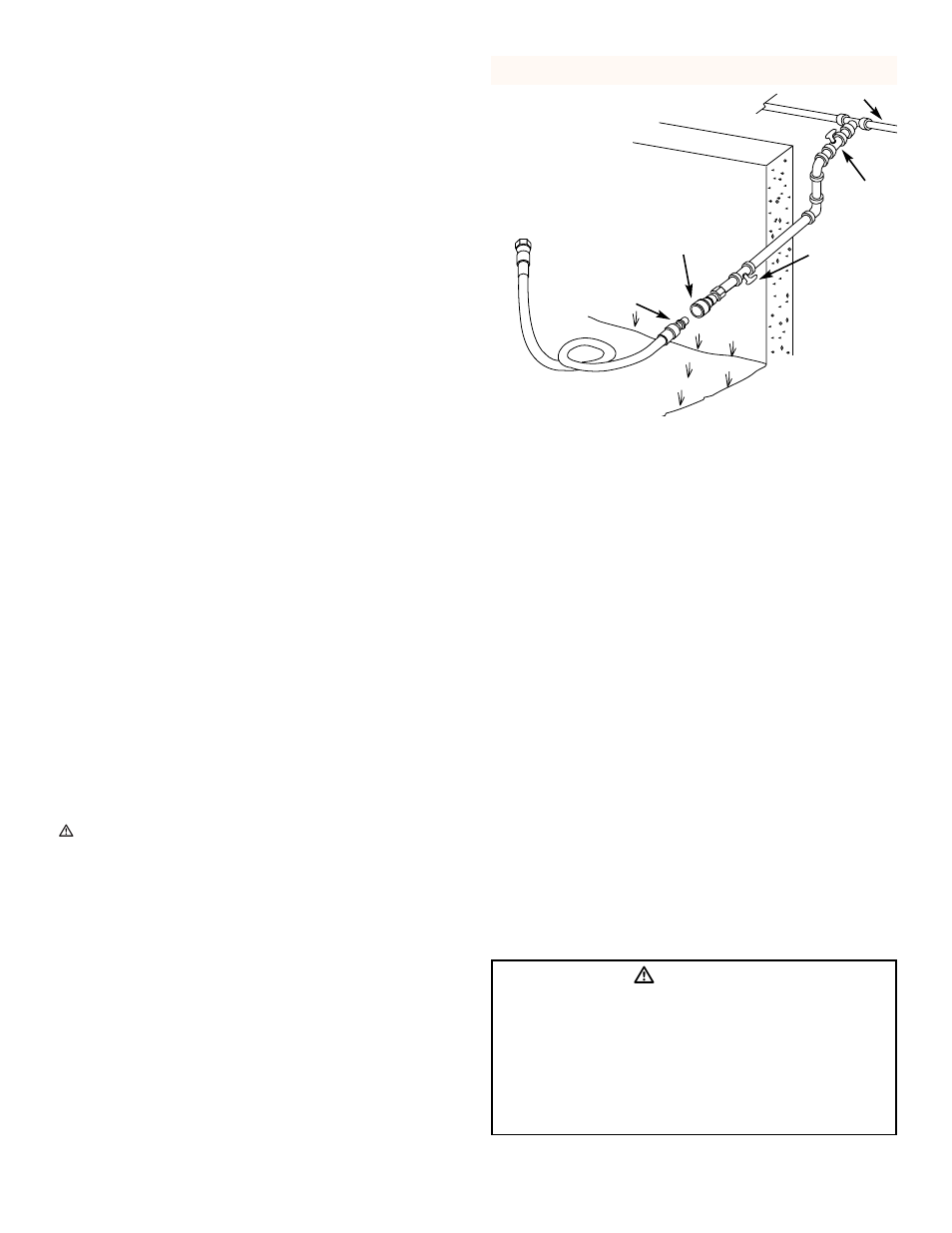 Install gas supply, General specifications for piping, Gas line piping | Test connections, Ƽdanger | weber 3100 User Manual | Page 13 / 36