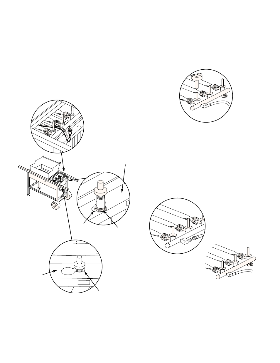 Install igniter, Check that all burner valves are off, Connect flexible hose to manifold | weber 3100 User Manual | Page 14 / 36