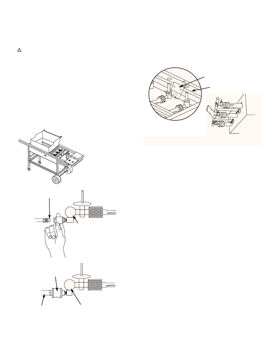 Install side burner, Install manifold bracket | weber 3100 User Manual | Page 15 / 36