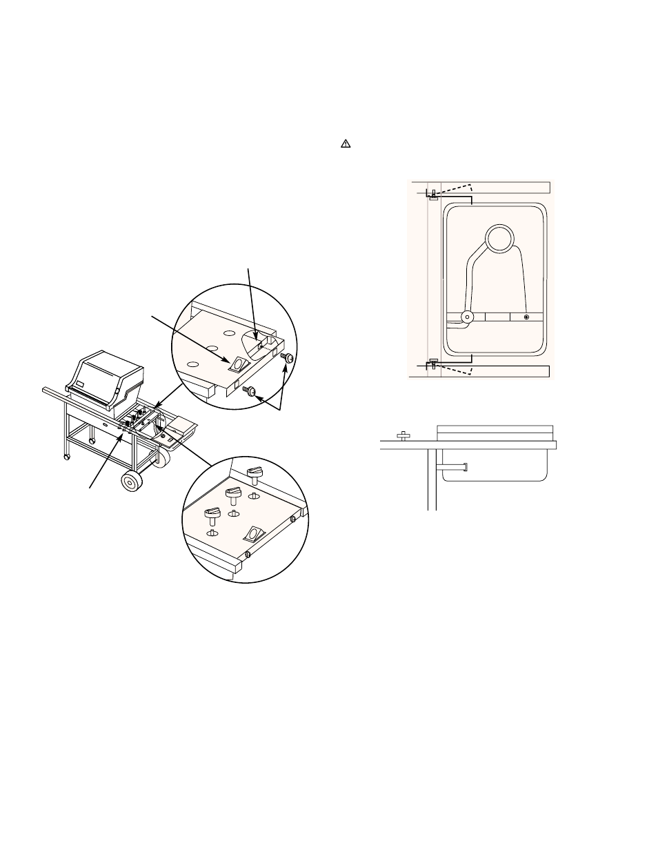 Secure side burner | weber 3100 User Manual | Page 19 / 36