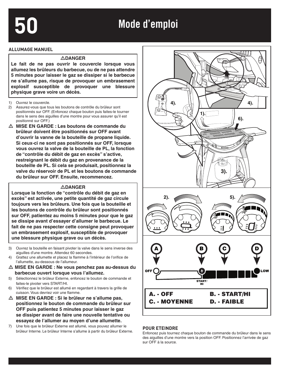 Mode d’emploi | weber 77576 User Manual | Page 50 / 56